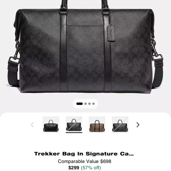 Coach duffle Trekker Bag - Picture 1 of 6